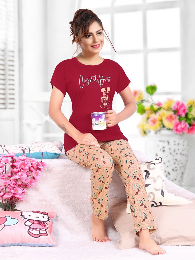 Kavyansika Pocket Friendly 201 Hosiery Cotton Night Wear Collection